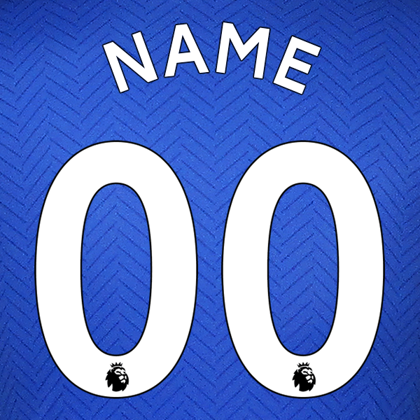 Premier League Name Sets (White)